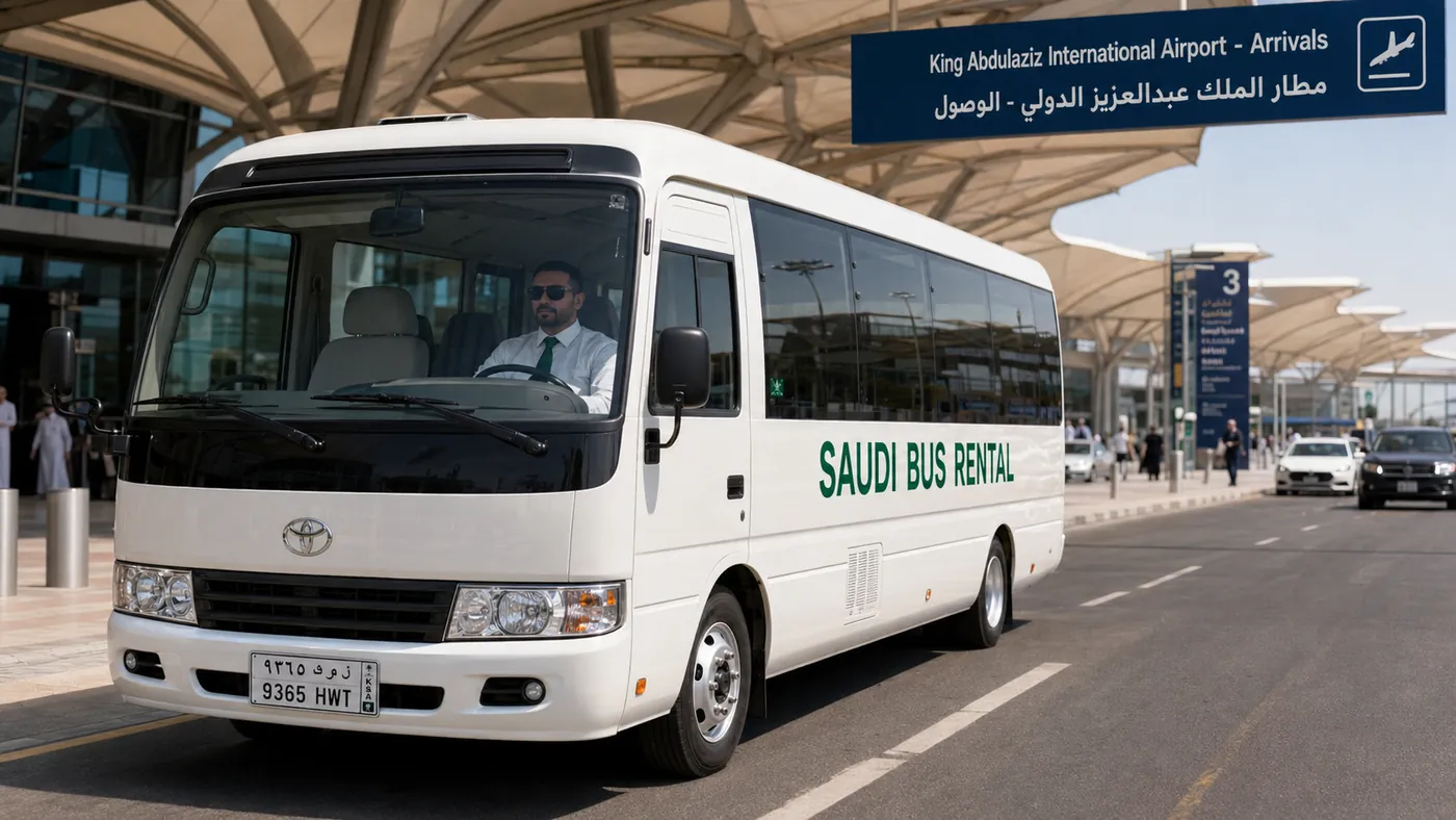 Airport Arrival Transfer Saudi Arabia pickup access and luggage planning image