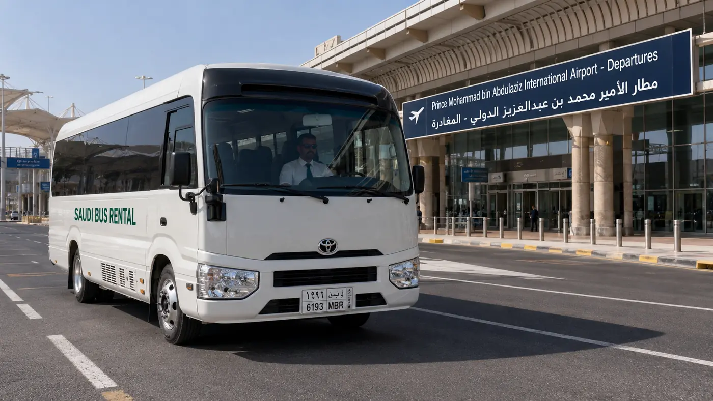 Airport Departure Transfer Saudi Arabia pickup access and luggage planning image