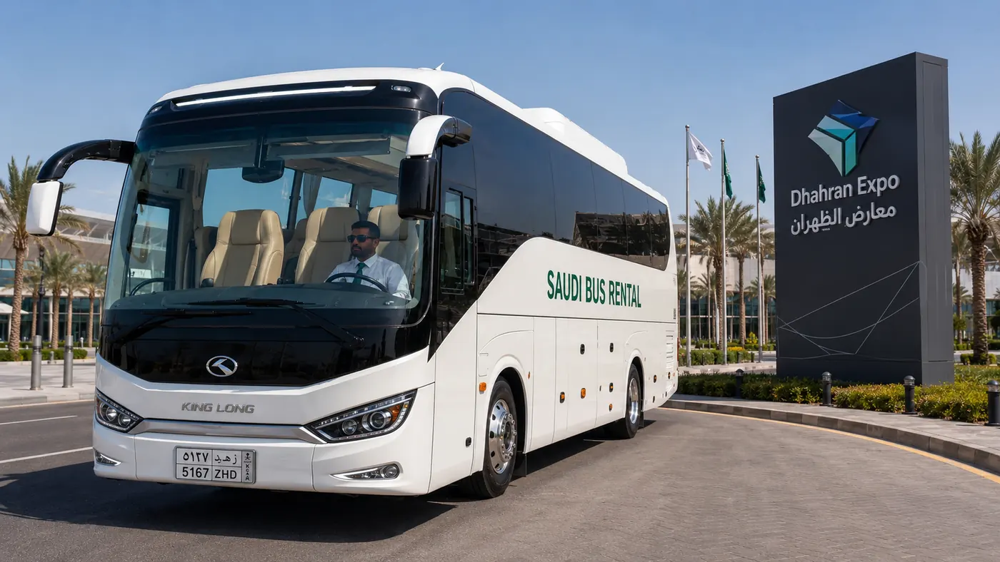 Conference Airport Transfer Saudi Arabia pickup access and luggage planning image