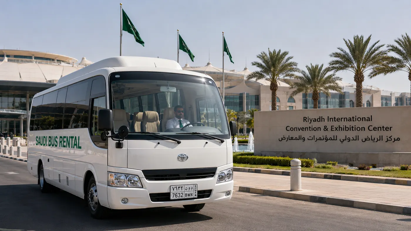 Hotel Event Shuttle Saudi Arabia pickup access and luggage planning image