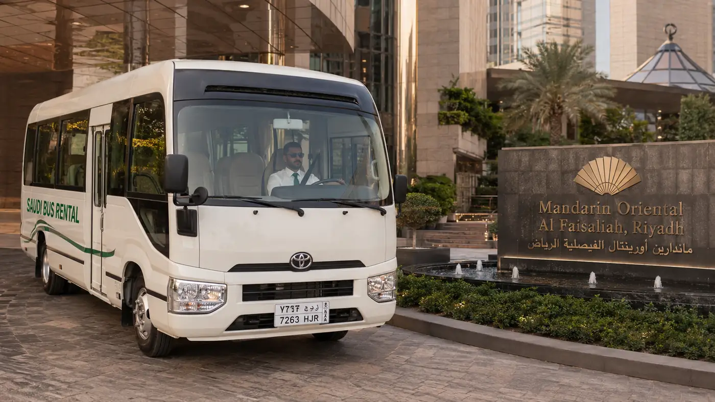 Hotel Guest Transport Saudi Arabia pickup access and luggage planning image