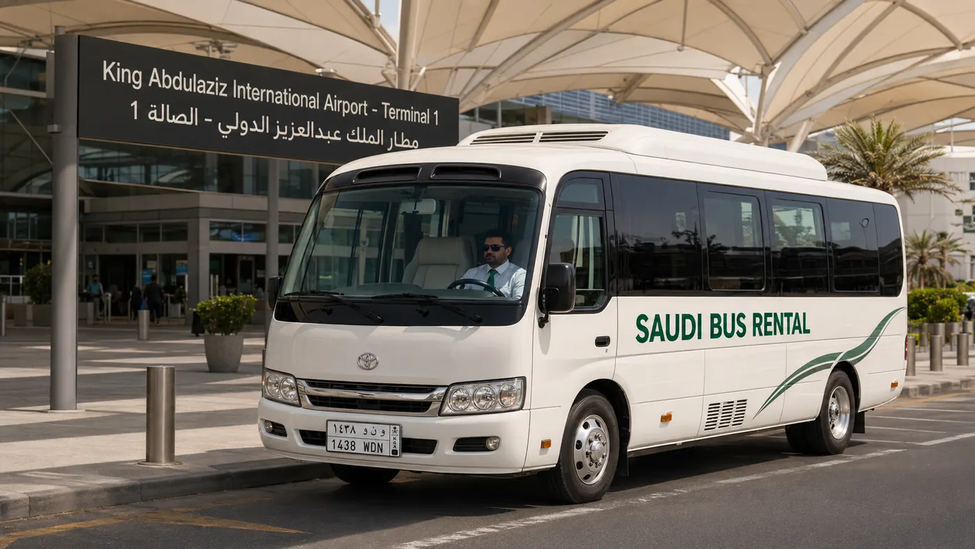 Terminal Transfer Bus Saudi Arabia pickup access and luggage planning image