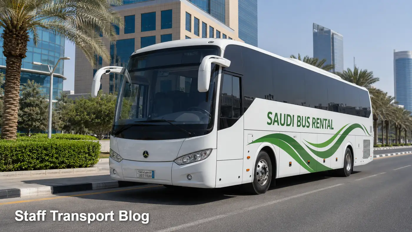 Staff Transport Blog image for Saudi Bus Rental