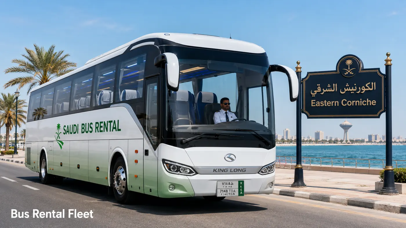 Bus Rental Saudi Arabia Fleet image for Saudi Bus Rental