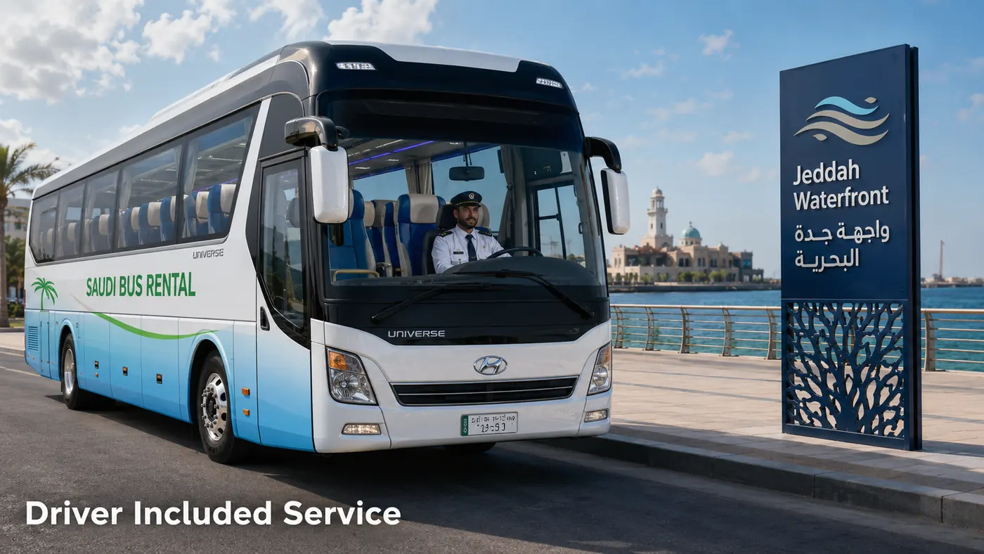 Bus Rental with Driver Saudi Arabia Service image for Saudi Bus Rental