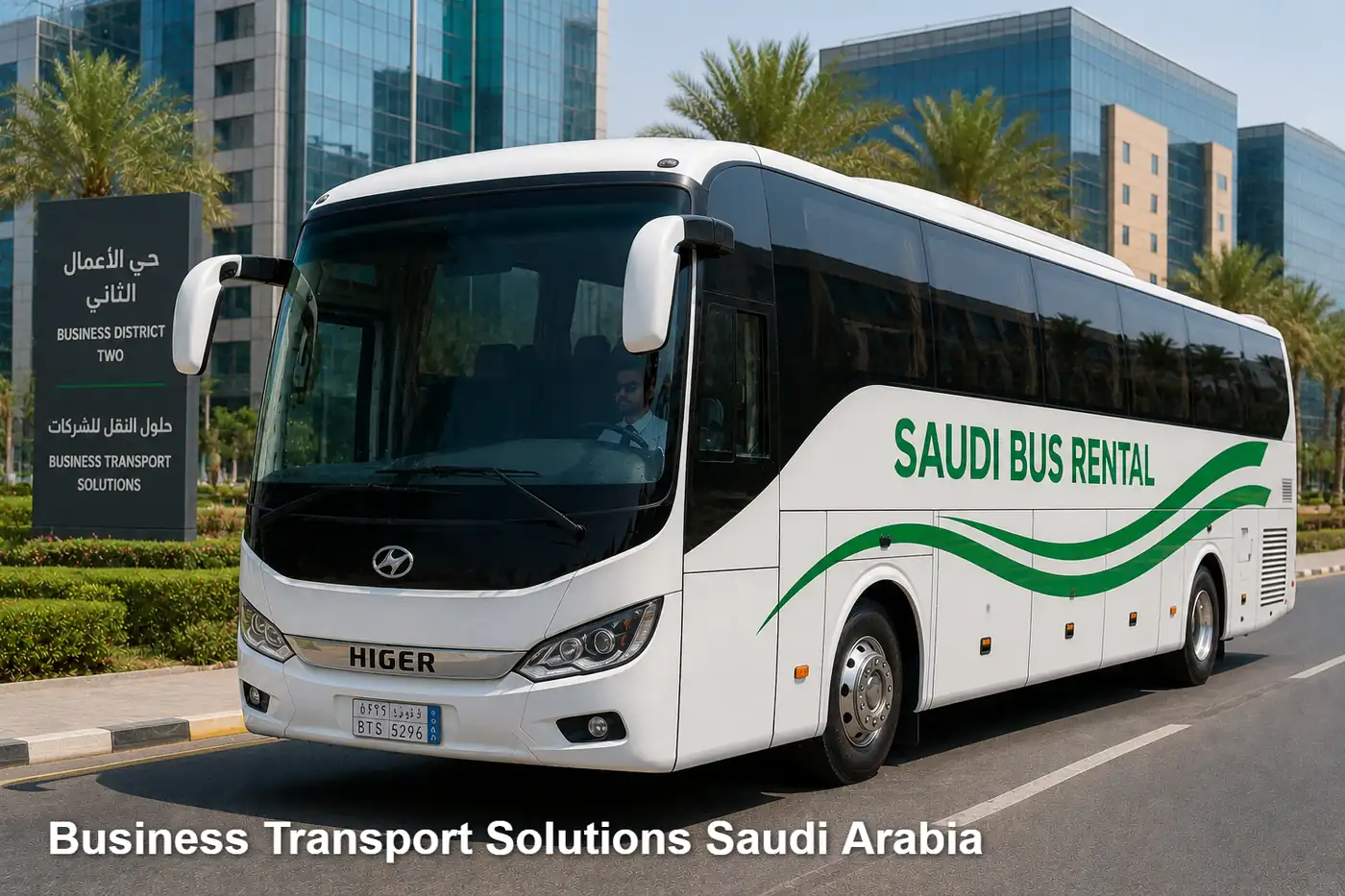 Business Transport Solutions Saudi Arabia hero image for Saudi corporate contract transport planning