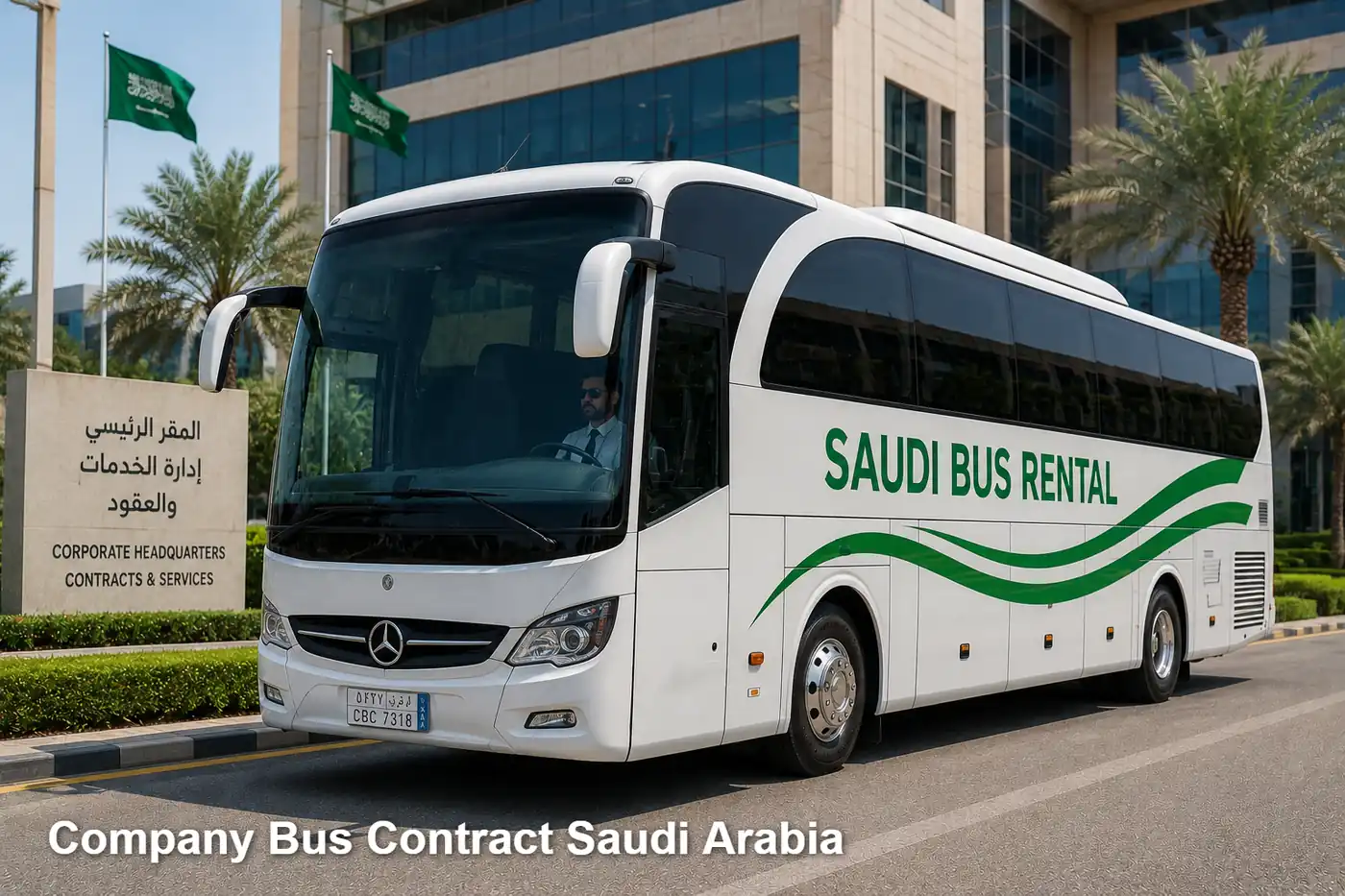 Company Bus Contract Saudi Arabia hero image for Saudi corporate contract transport planning