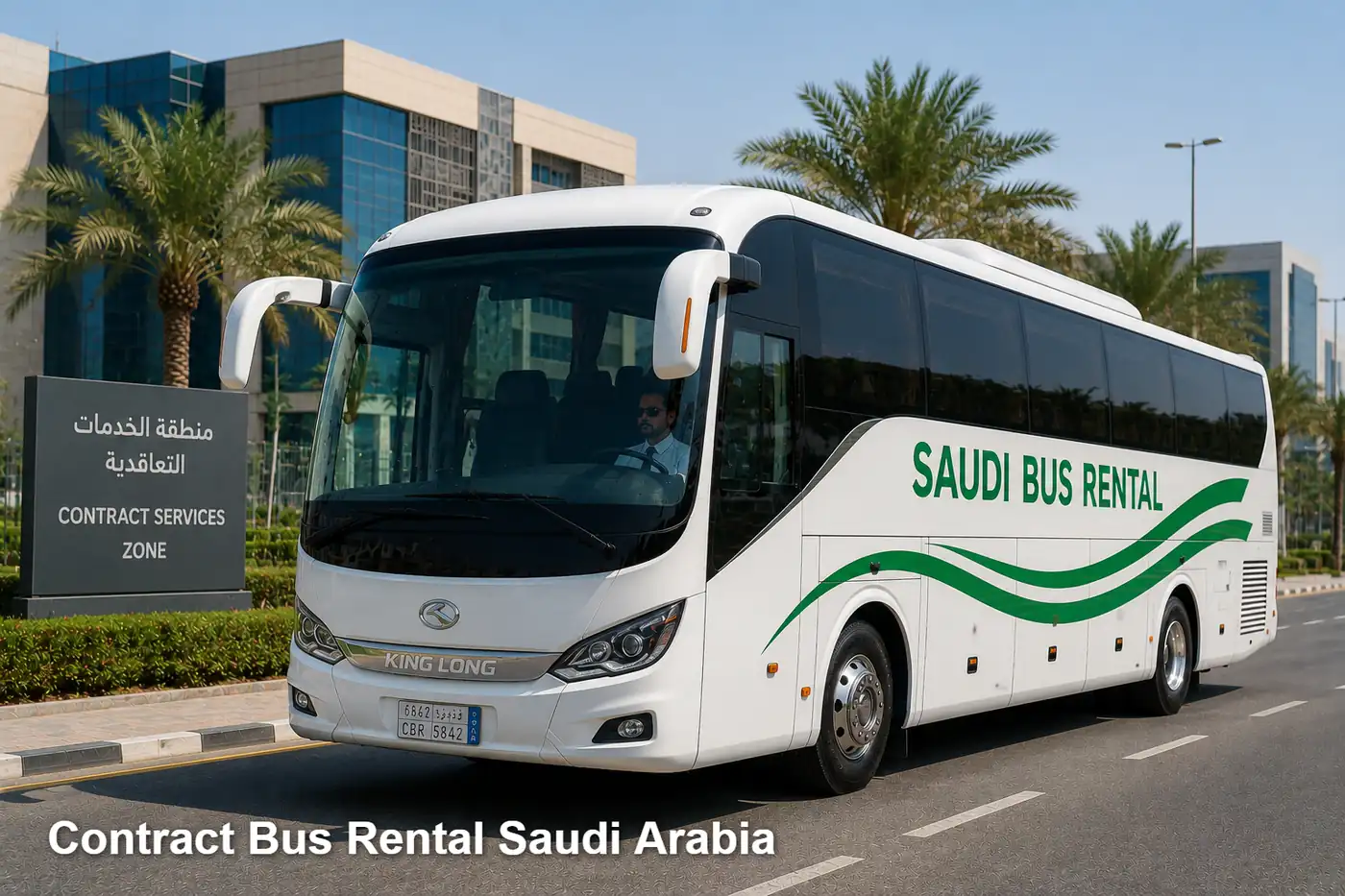 Contract Bus Rental Saudi Arabia hero image for Saudi corporate contract transport planning