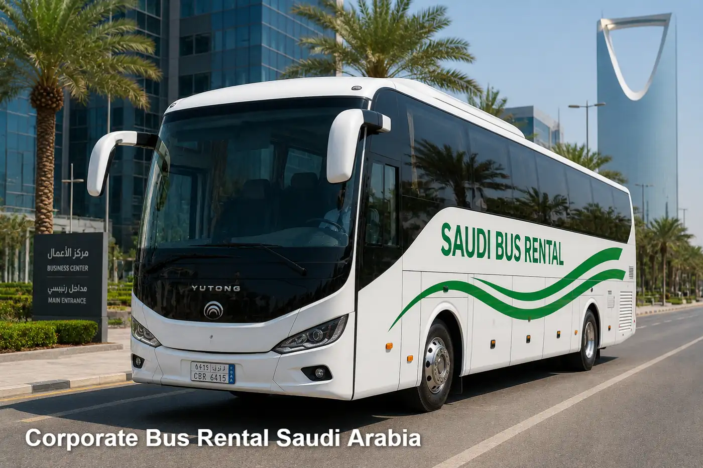 Corporate Bus Rental Saudi Arabia hero image for Saudi corporate contract transport planning