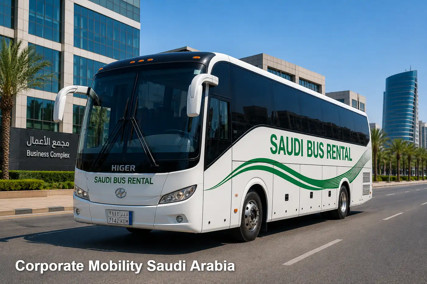 Corporate Mobility Saudi Arabia hero image for Saudi corporate contract transport planning