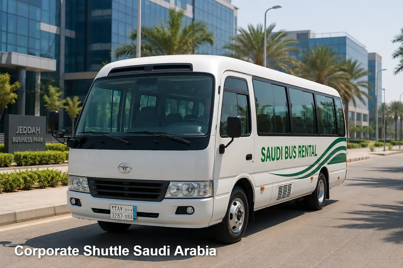 Corporate Shuttle Saudi Arabia hero image for Saudi corporate contract transport planning