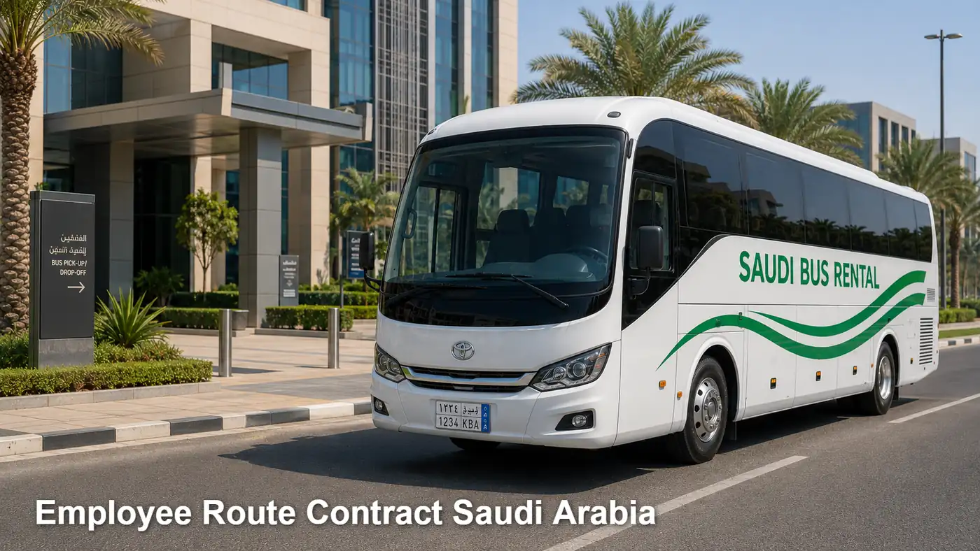 Employee Route Contract Saudi Arabia hero image for Saudi corporate contract transport planning
