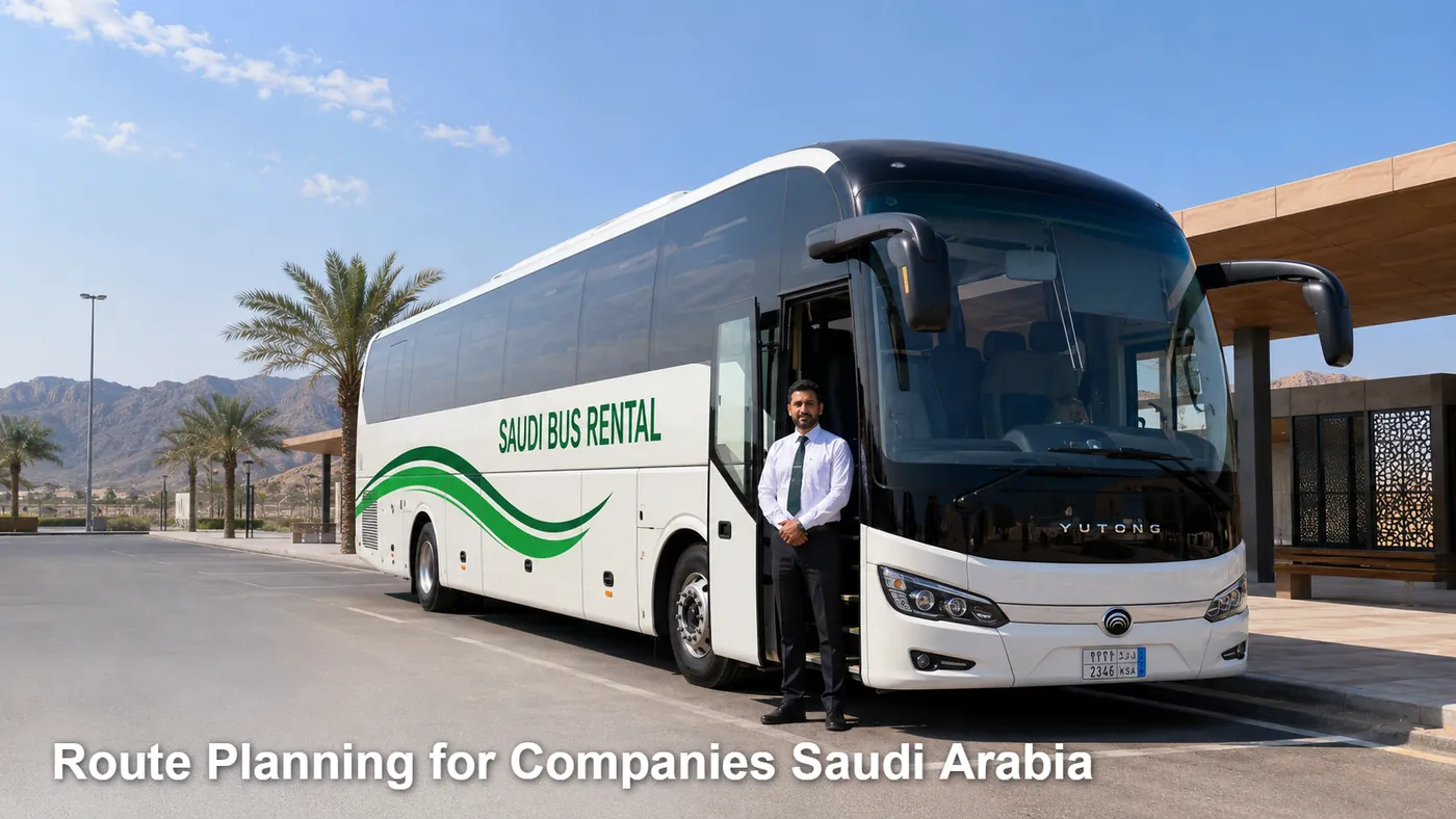 Route Planning For Companies Saudi Arabia hero image for Saudi corporate contract transport planning