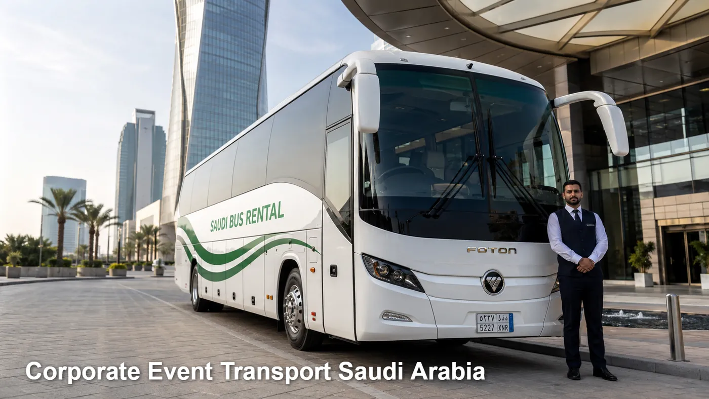 Corporate Event Transport Saudi Arabia image for Saudi Bus Rental