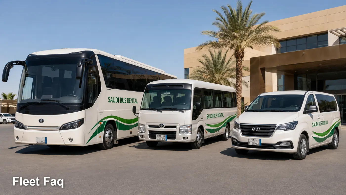 Fleet FAQs image for Saudi Bus Rental