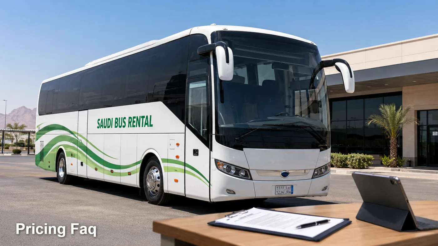 Pricing FAQs image for Saudi Bus Rental