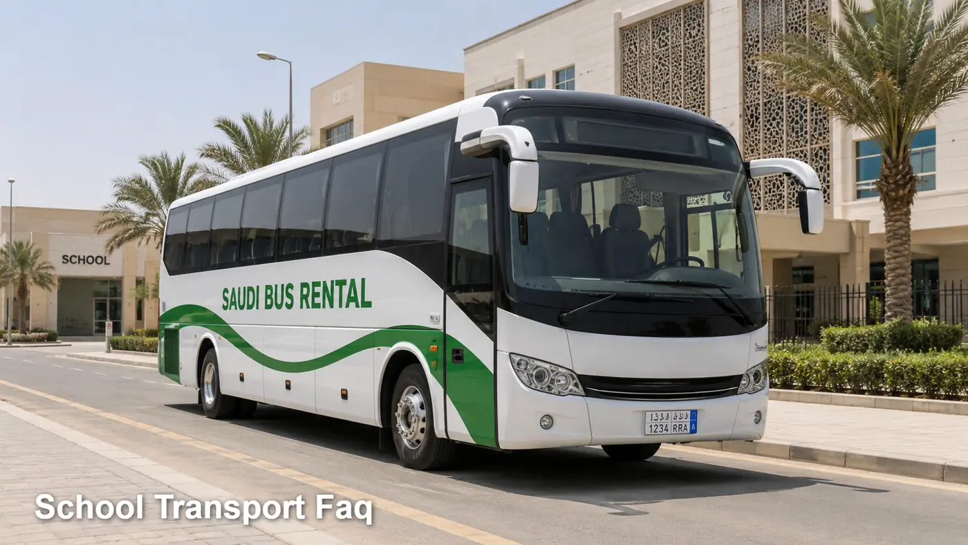 School Transport FAQs image for Saudi Bus Rental