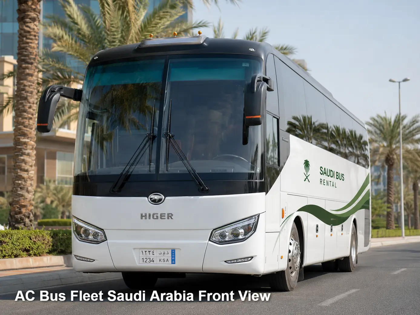 AC Bus Fleet Saudi Arabia front view image