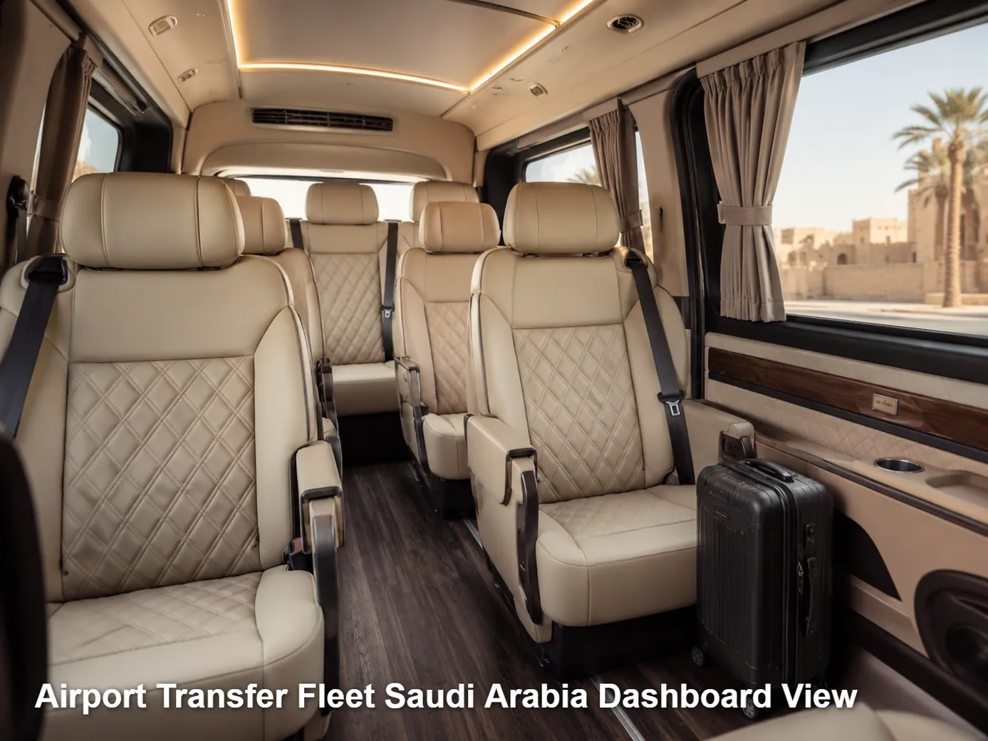 Airport Transfer Fleet Saudi Arabia dashboard view image