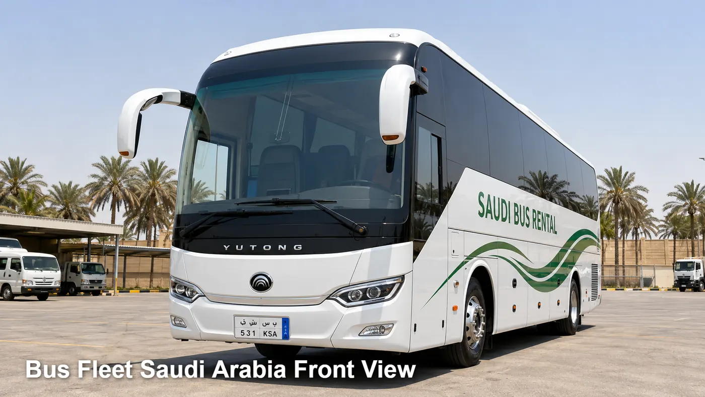 Bus Fleet Saudi Arabia front view image