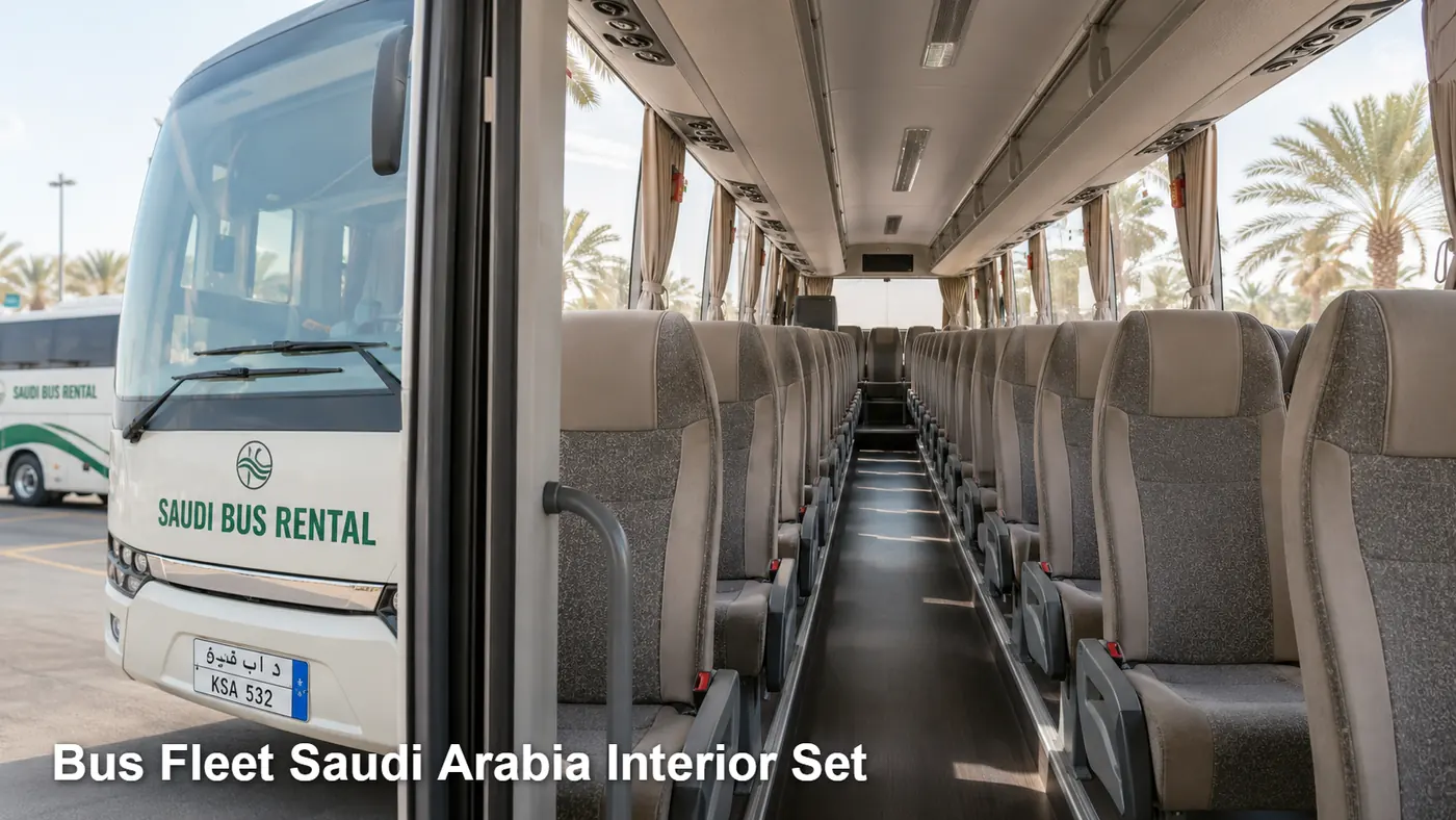 Bus Fleet Saudi Arabia interior image
