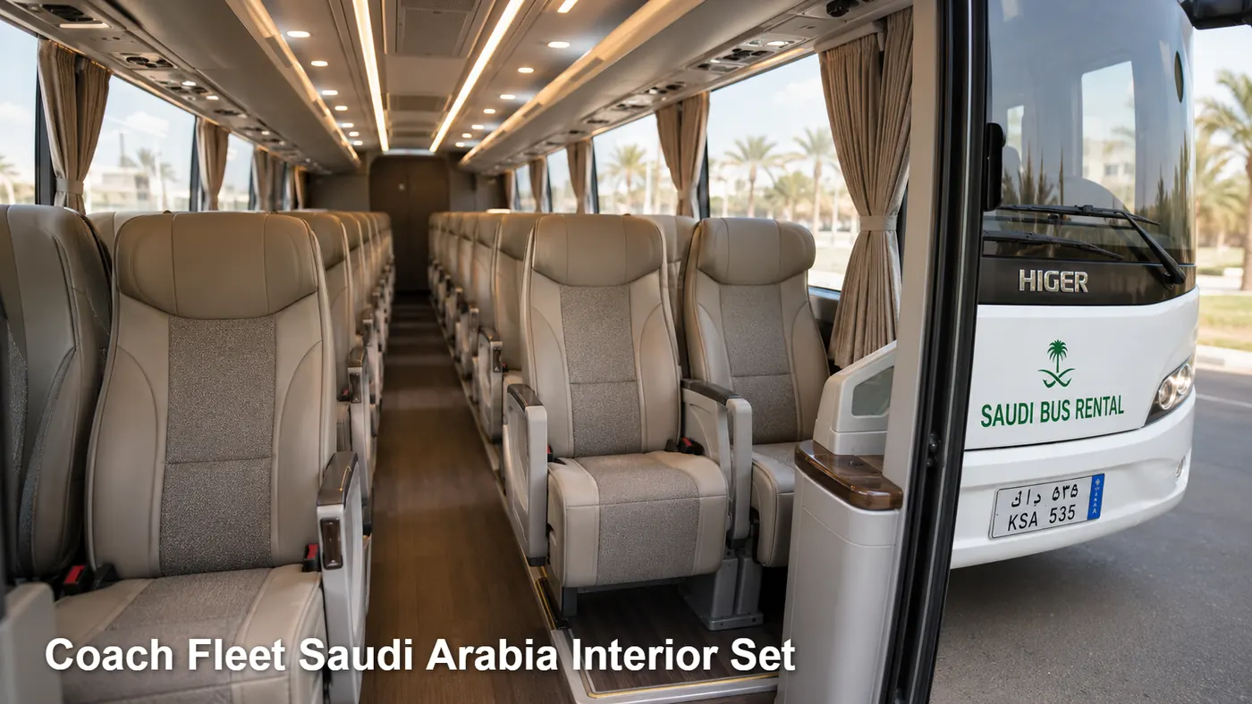 Coach Fleet Saudi Arabia interior image