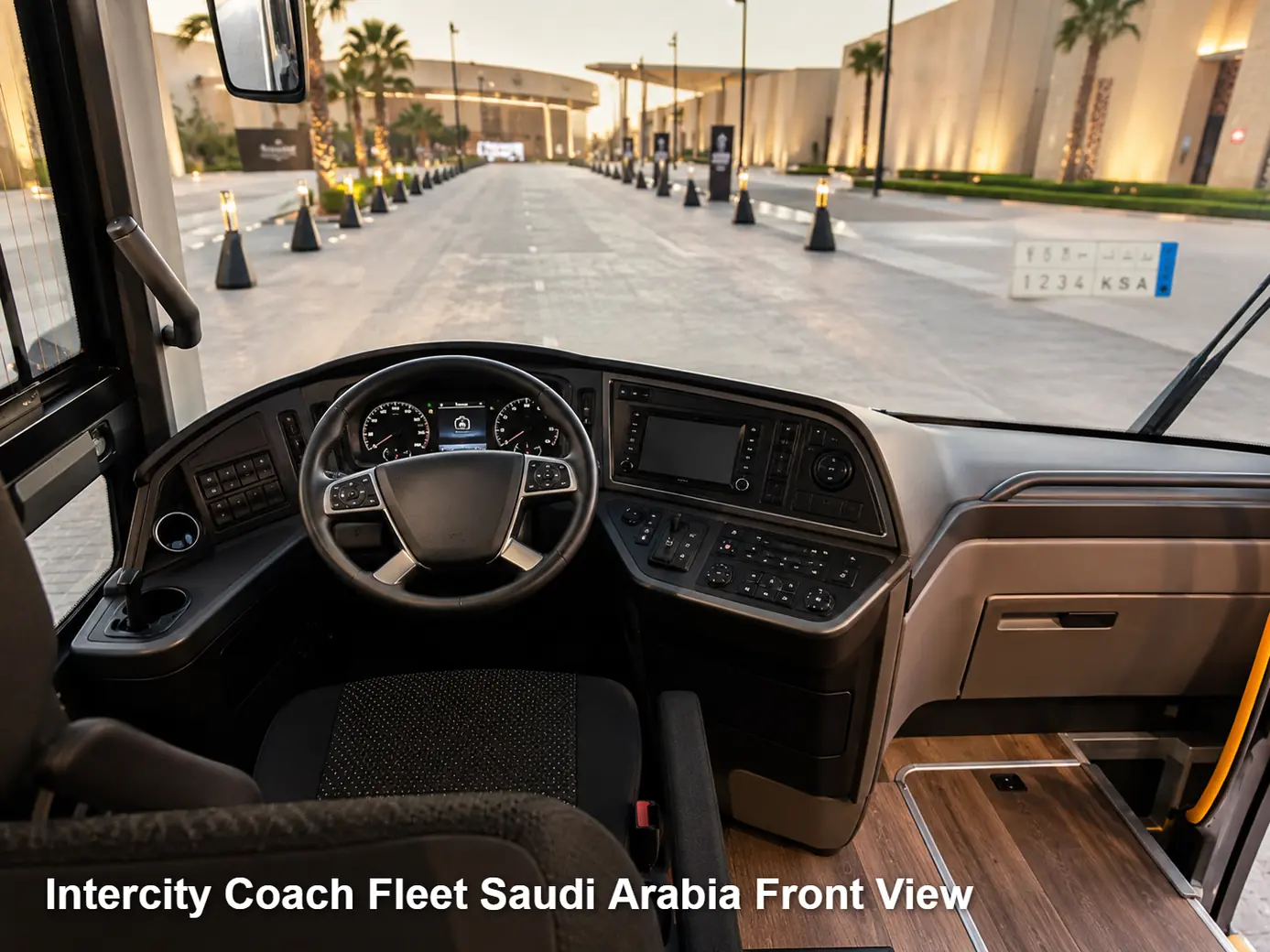 Intercity Coach Fleet Saudi Arabia front view image