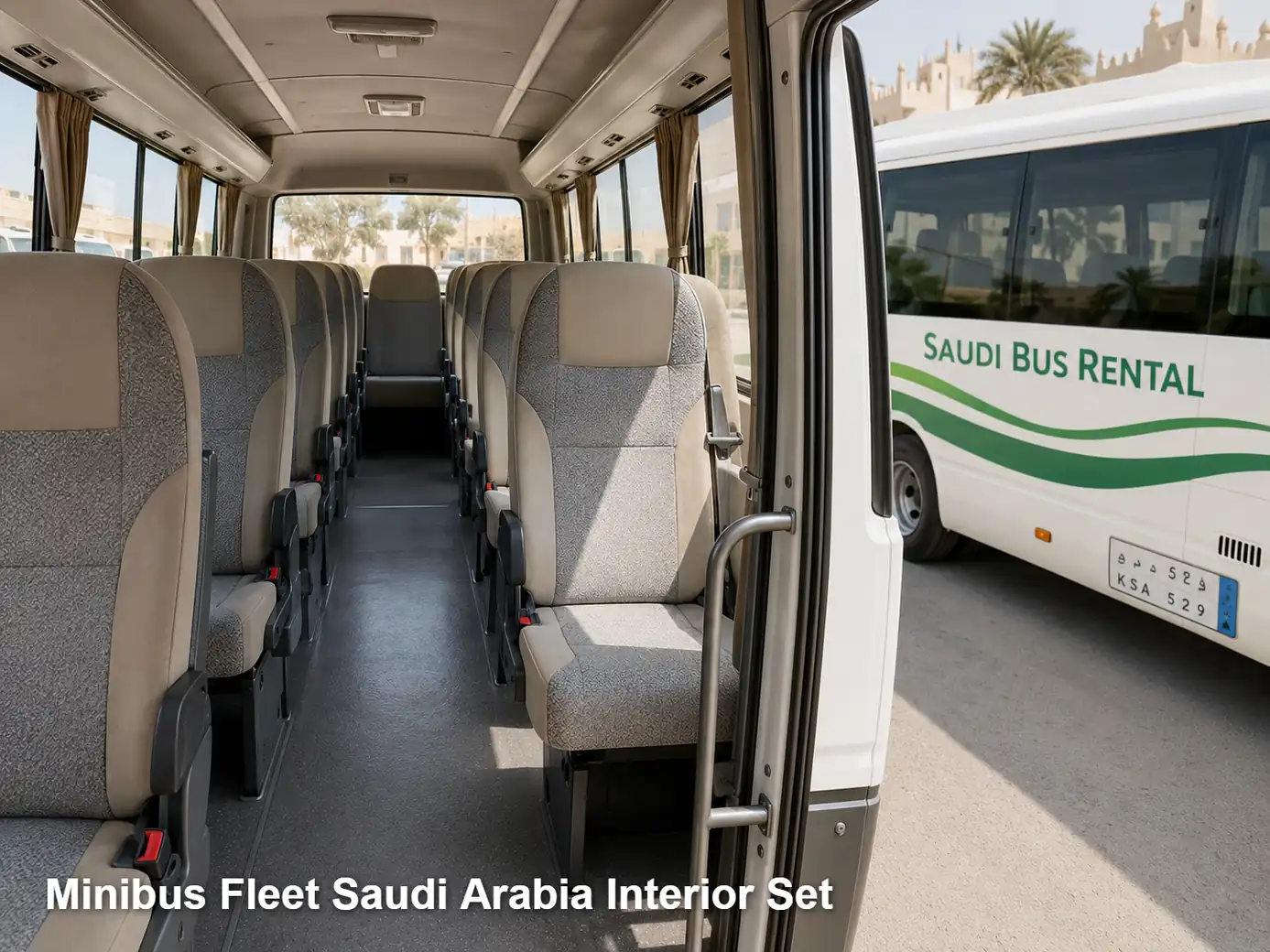 Minibus Fleet Saudi Arabia interior image