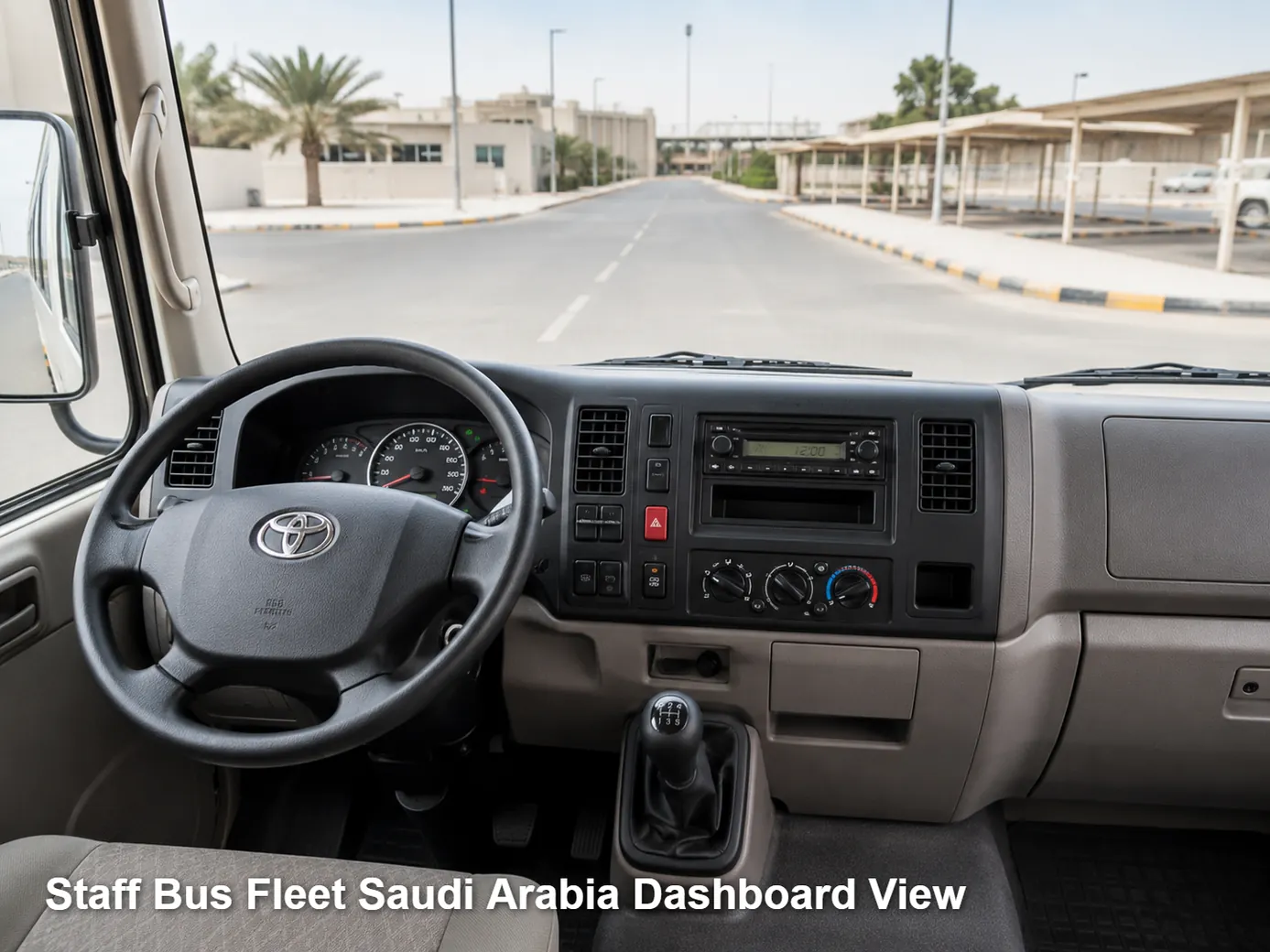 Staff Bus Fleet Saudi Arabia dashboard view image