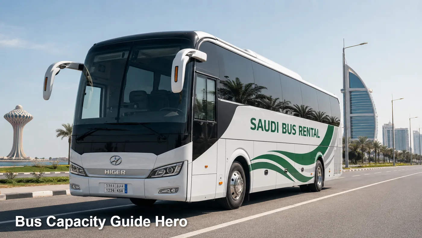 Bus Capacity Guide image for Saudi Bus Rental