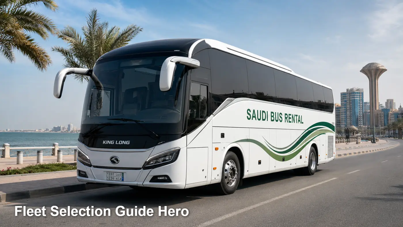 Fleet Selection Guide image for Saudi Bus Rental