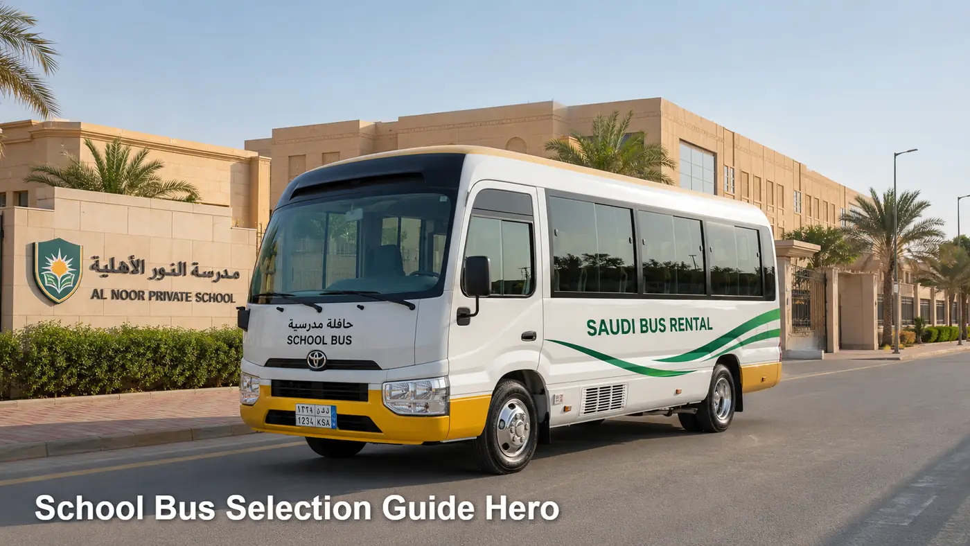 School Bus Selection Guide image for Saudi Bus Rental
