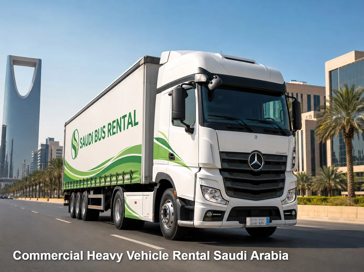 Commercial Heavy Vehicles rental planning for Saudi site access and route duty