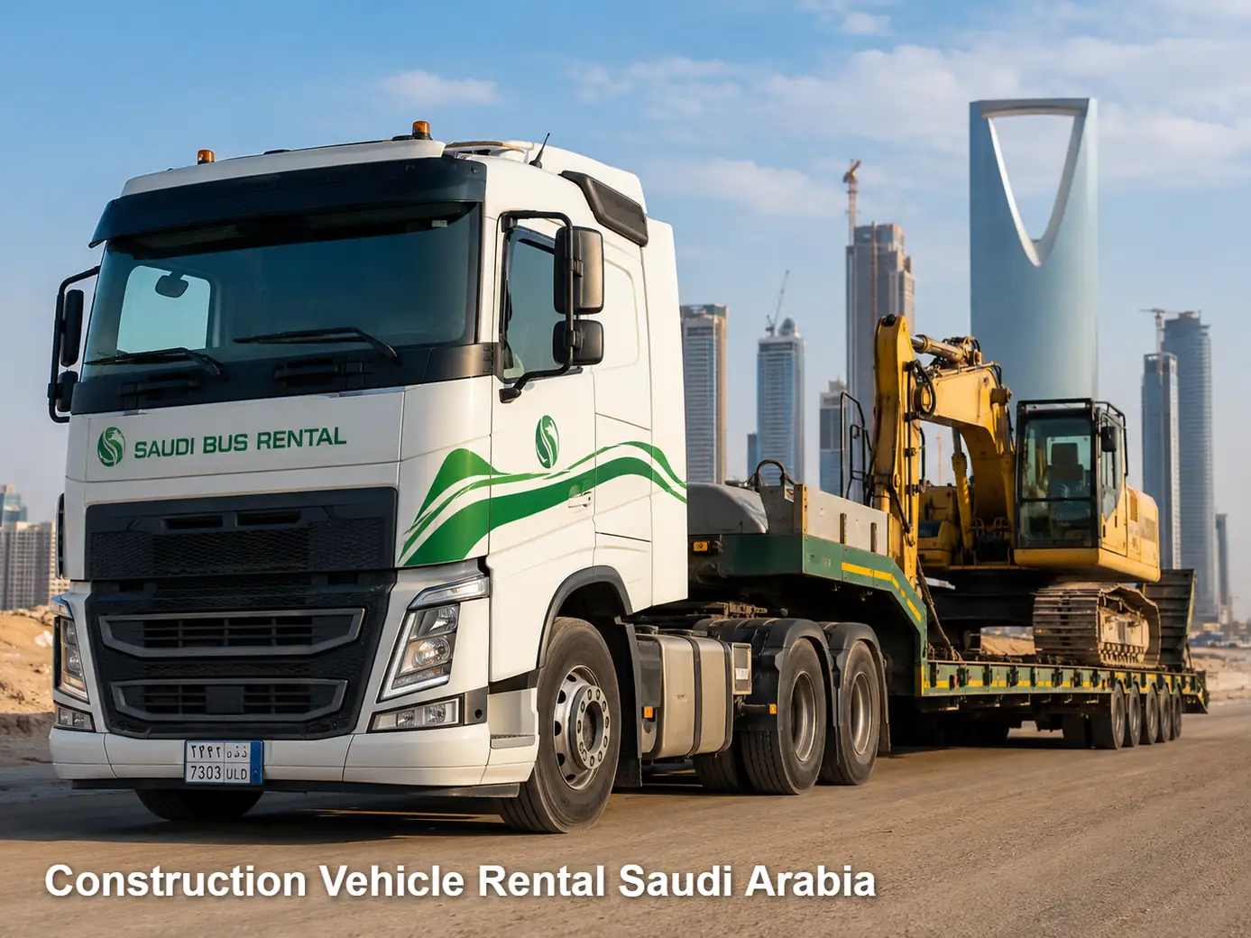 Construction Vehicles rental planning for Saudi site access and route duty