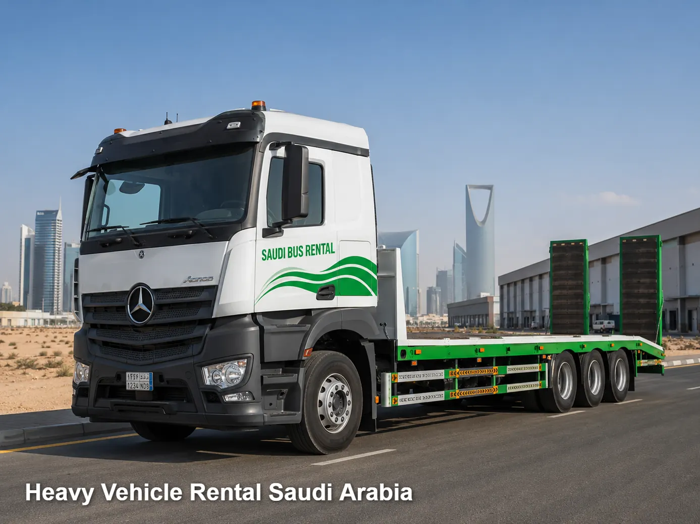 Heavy Vehicle Rental rental planning for Saudi site access and route duty