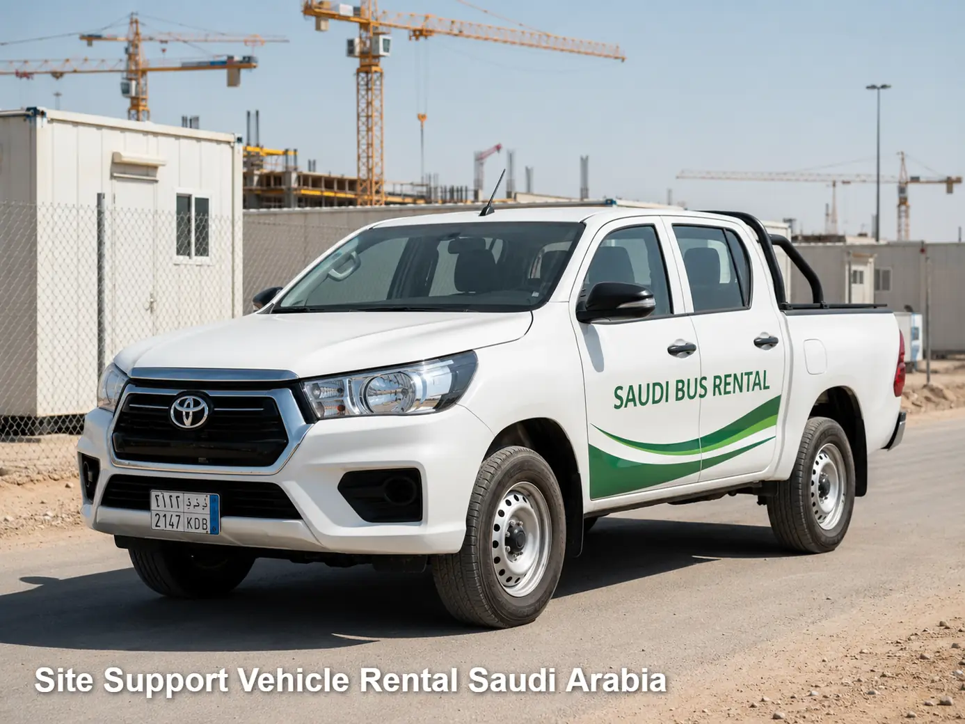 Site Support Vehicles rental planning for Saudi site access and route duty