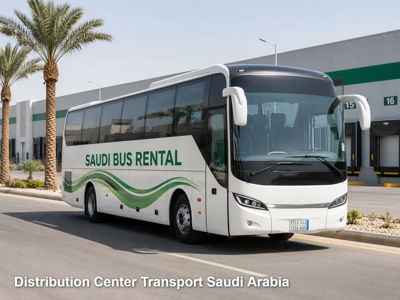 Distribution Center Transport Saudi Arabia image for Saudi Bus Rental