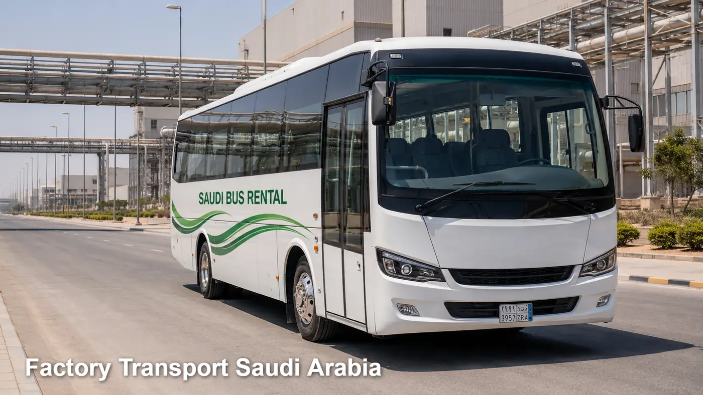 Factory Transport Saudi Arabia image for Saudi Bus Rental