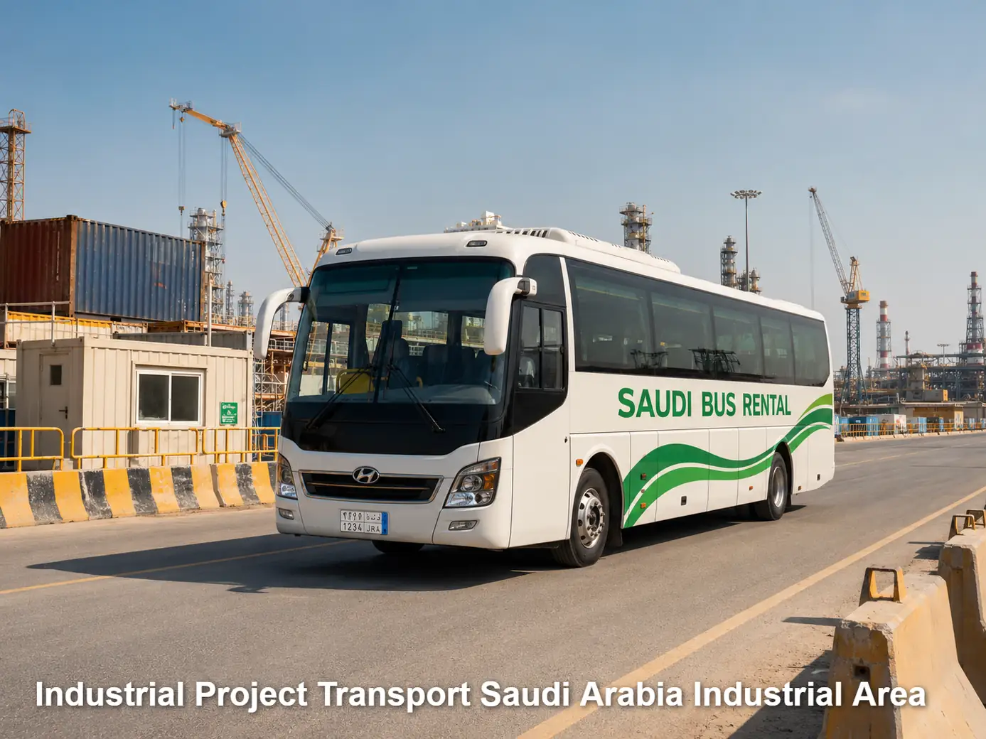 Industrial Project Transport Saudi Arabia Industrial Area image for Saudi Bus Rental