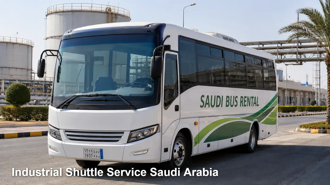 Industrial Shuttle Service Saudi Arabia image for Saudi Bus Rental