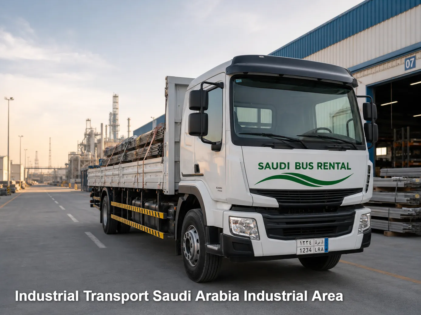 Industrial Transport Saudi Arabia Industrial Area image for Saudi Bus Rental