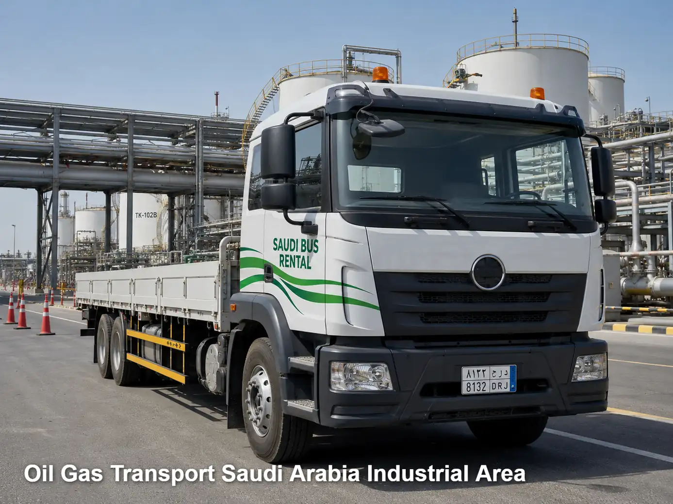 Oil And Gas Transport Saudi Arabia Industrial Area image for Saudi Bus Rental