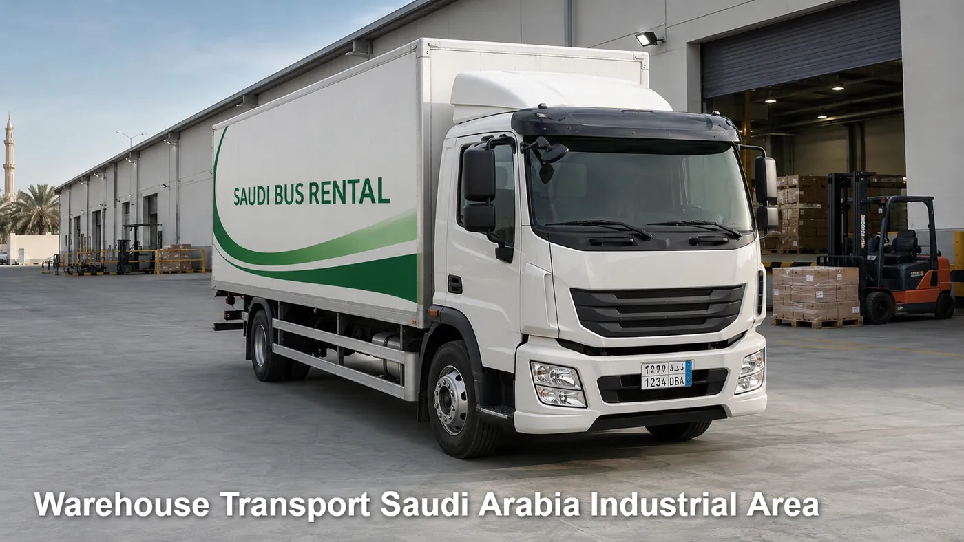Warehouse Transport Saudi Arabia Industrial Area image for Saudi Bus Rental