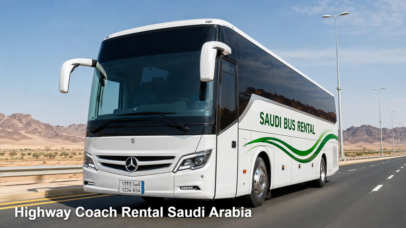 Highway Coach Rental Saudi Arabia route planning image for Saudi Bus Rental