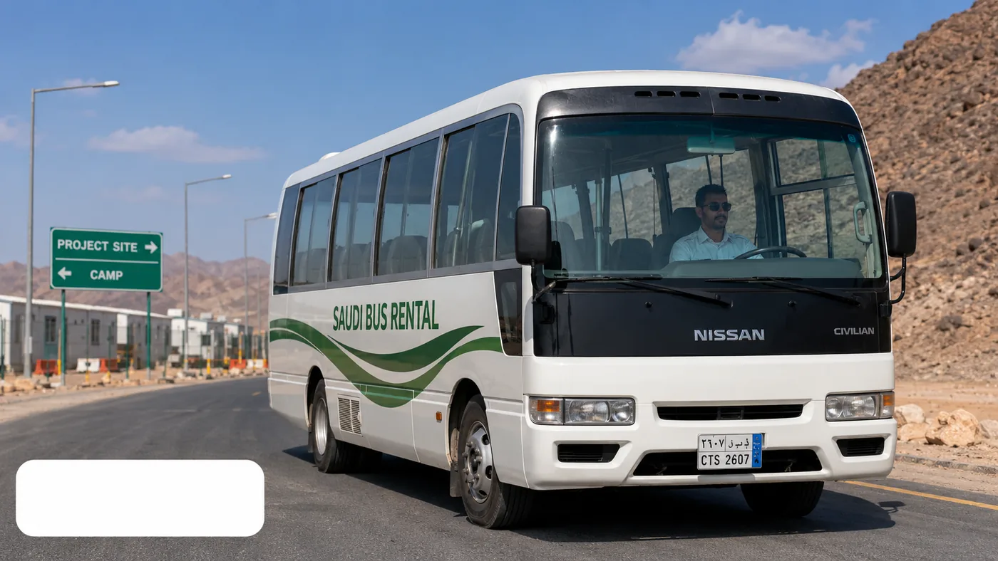 Camp To Site Transport Saudi Arabia hero image for Saudi worker route planning