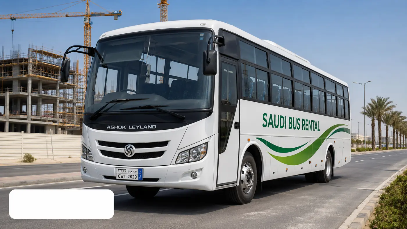 Construction Worker Transport Saudi Arabia hero image for Saudi worker route planning