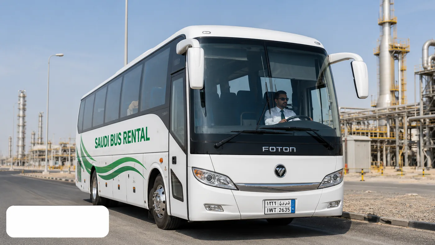 Industrial Worker Transport Saudi Arabia hero image for Saudi worker route planning