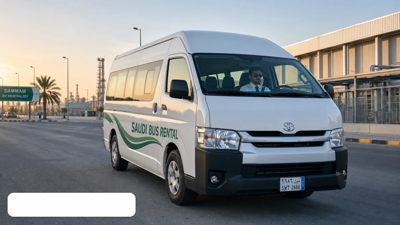 Shift Worker Transport Saudi Arabia hero image for Saudi worker route planning