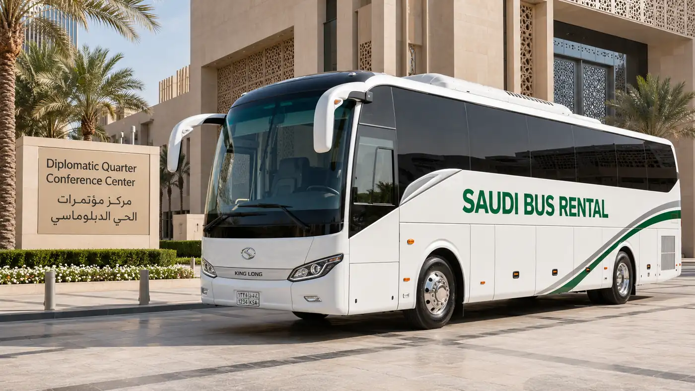 Business Class Coach Rental Saudi Arabia Exterior image for Saudi Bus Rental