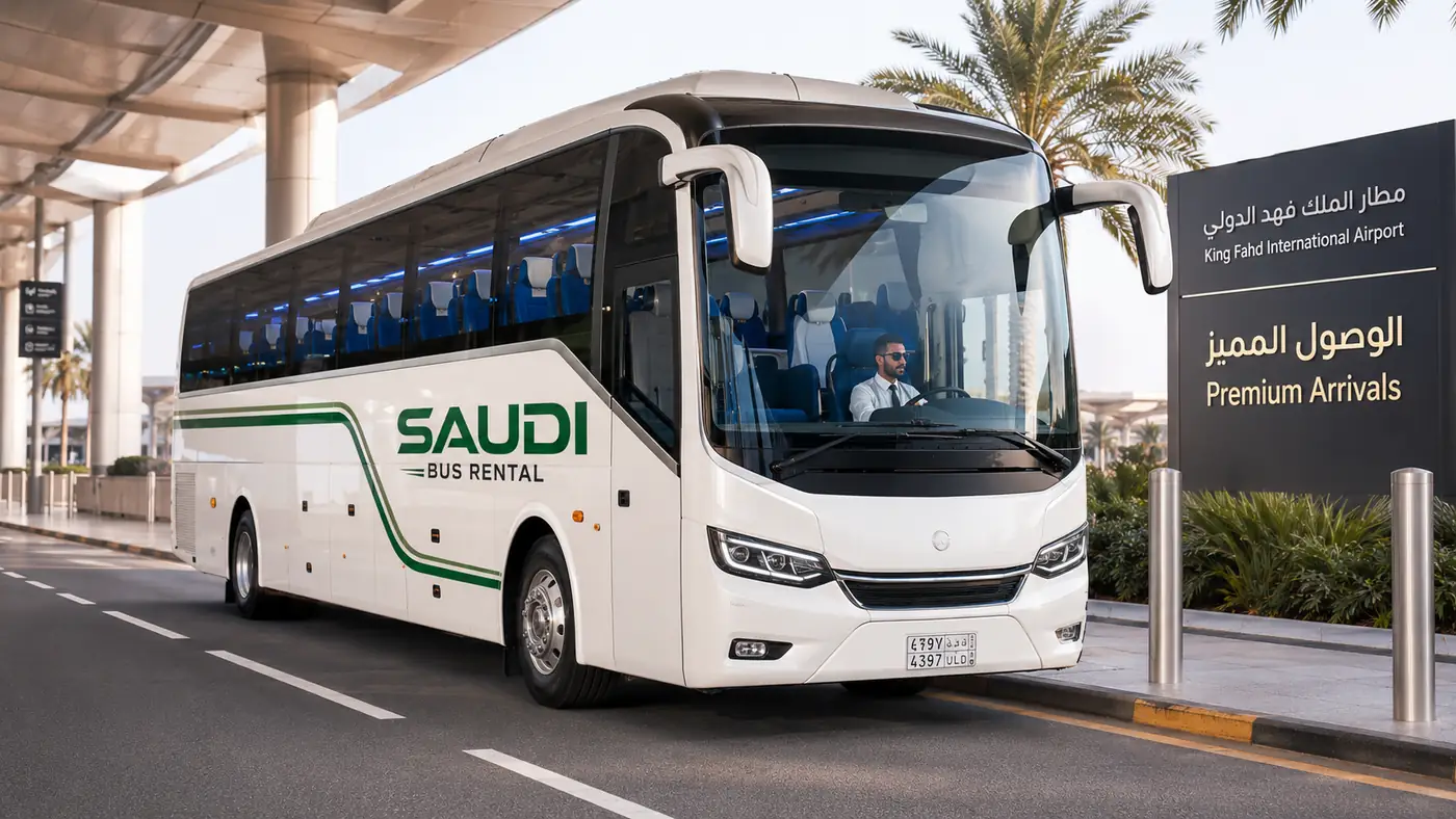 Luxury Airport Bus Transfer Saudi Arabia image for Saudi Bus Rental